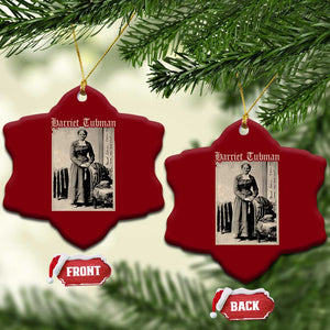Harriet Tubman Ceramic Ornament Juneteenth Black History Freedom TS10 Print Your Wear