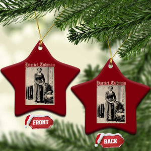 Harriet Tubman Ceramic Ornament Juneteenth Black History Freedom TS10 Print Your Wear