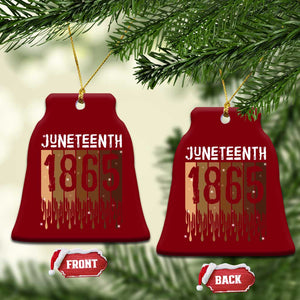 Juneteenth 1865 Ceramic Ornament June 19th Celebrating Black Freedom Melanin TS10 Print Your Wear