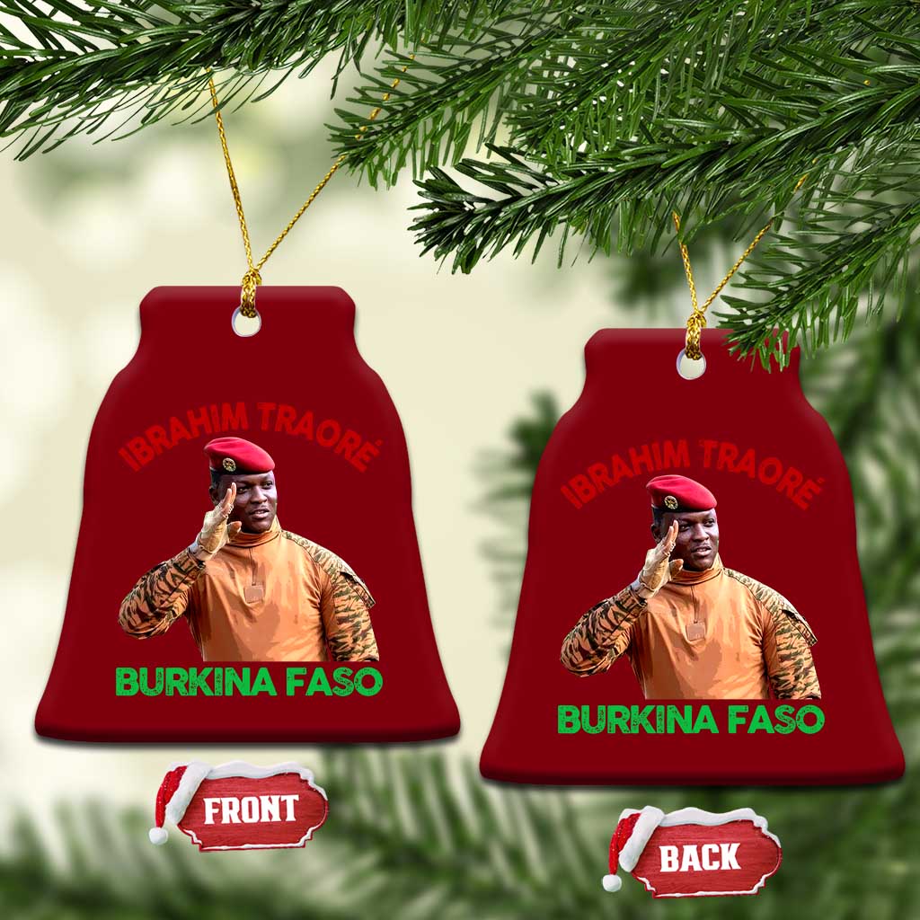 Burkina Faso Ibrahim Traoré Thomas Sankara Ceramic Ornament TS10 Print Your Wear