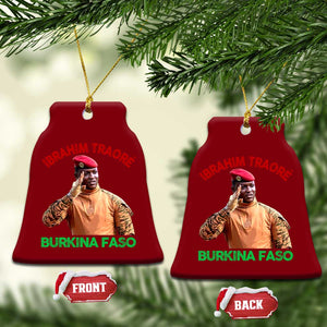 Burkina Faso Ibrahim Traoré Thomas Sankara Ceramic Ornament TS10 Print Your Wear