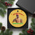 Burkina Faso Ibrahim Traoré Thomas Sankara Ceramic Ornament TS10 1pc Yellow Cheese Print Your Wear