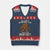 Bigfoot Retirement Plan V-Neck Knit Sweater Vest Funny Saying Sasquatch Research TS10 Navy Red Print Your Wear