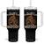 Bigfoot Retirement Plan Tumbler With Handle Funny Saying Sasquatch Research TS10 One Size: 40 oz Black Print Your Wear
