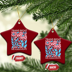 Trans Rights Ceramic Ornament Protect Trans Social Justice LGBT TS10 Print Your Wear