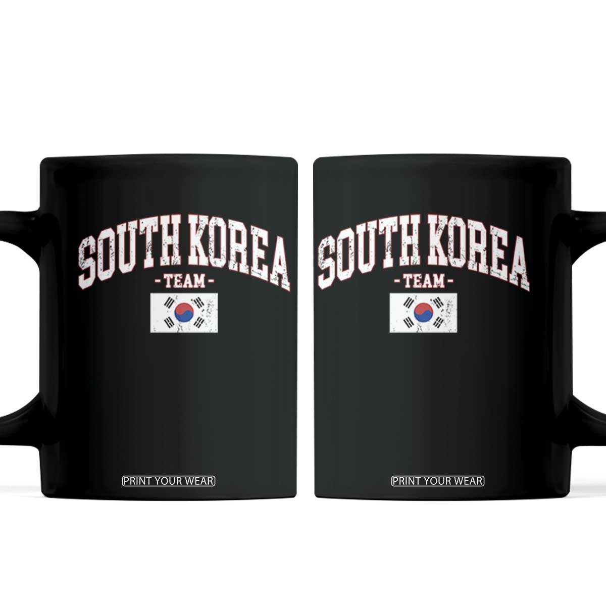 South Korea National Team Coffee Mug Retro Vintage Sport Varsity Korean Flag TS10 Black Print Your Wear