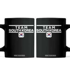 Team South Korea Korean Flag Coffee Mug TS10 Black Print Your Wear