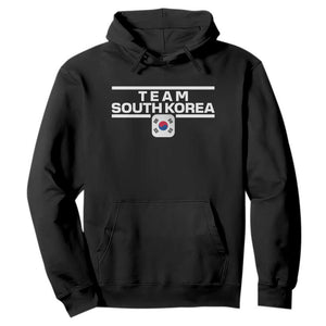 Team South Korea Korean Flag Hoodie TS10 Black Print Your Wear