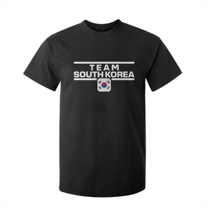 Team South Korea Korean Flag T Shirt For Kid TS10 Black Print Your Wear