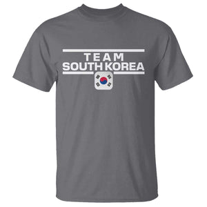 Team South Korea Korean Flag T Shirt TS10 Charcoal Print Your Wear