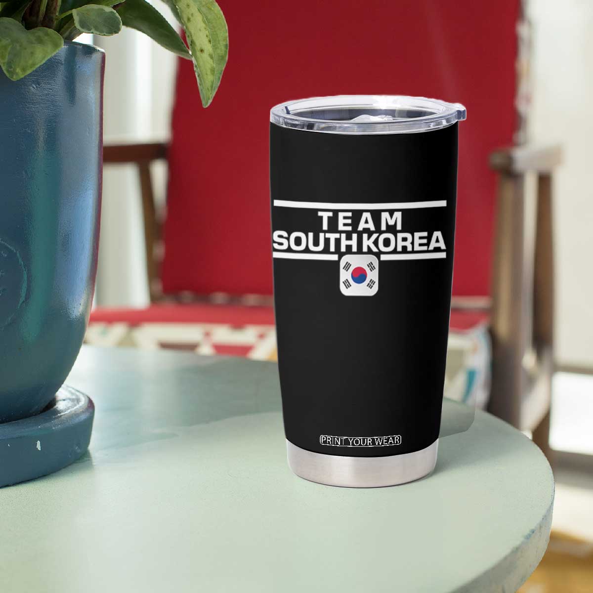 Team South Korea Korean Flag Tumbler Cup TS10 Print Your Wear