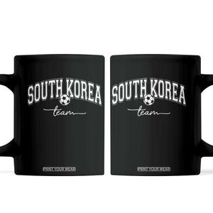 South Korea Soccer Team Coffee Mug Retro Korea National Football Fan TS10 Black Print Your Wear