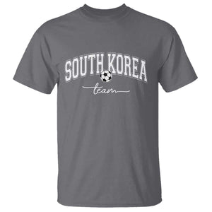 South Korea Soccer Team T Shirt Retro Korea National Football Fan TS10 Charcoal Print Your Wear