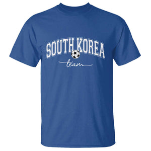 South Korea Soccer Team T Shirt Retro Korea National Football Fan TS10 Royal Blue Print Your Wear
