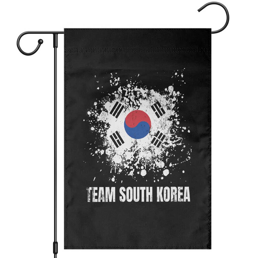 South Korea National Team Garden Flag Retro Vintage Watercolors Sport Korean Flag TS10 Black Print Your Wear