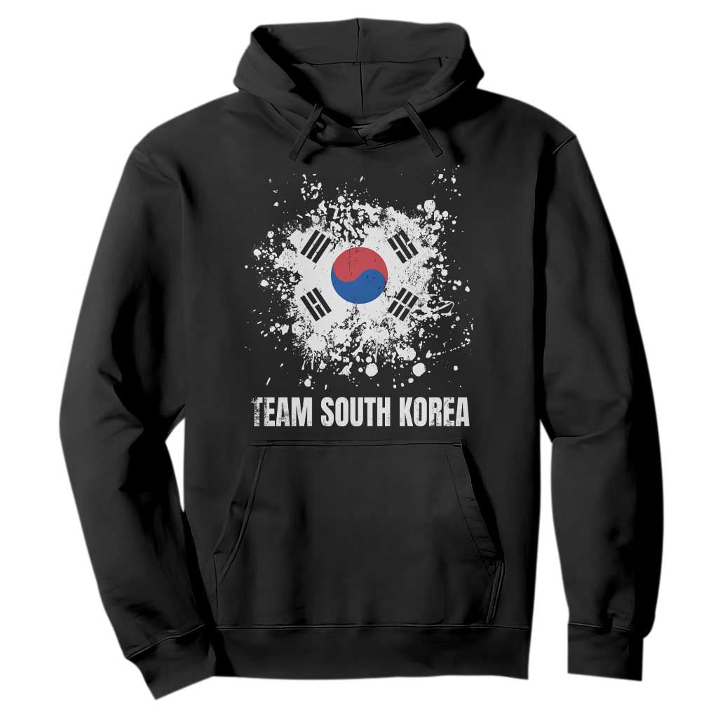 South Korea National Team Hoodie Retro Vintage Watercolors Sport Korean Flag TS10 Black Print Your Wear