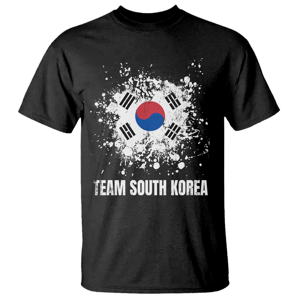 South Korea National Team T Shirt Retro Vintage Watercolors Sport Korean Flag TS10 Black Print Your Wear