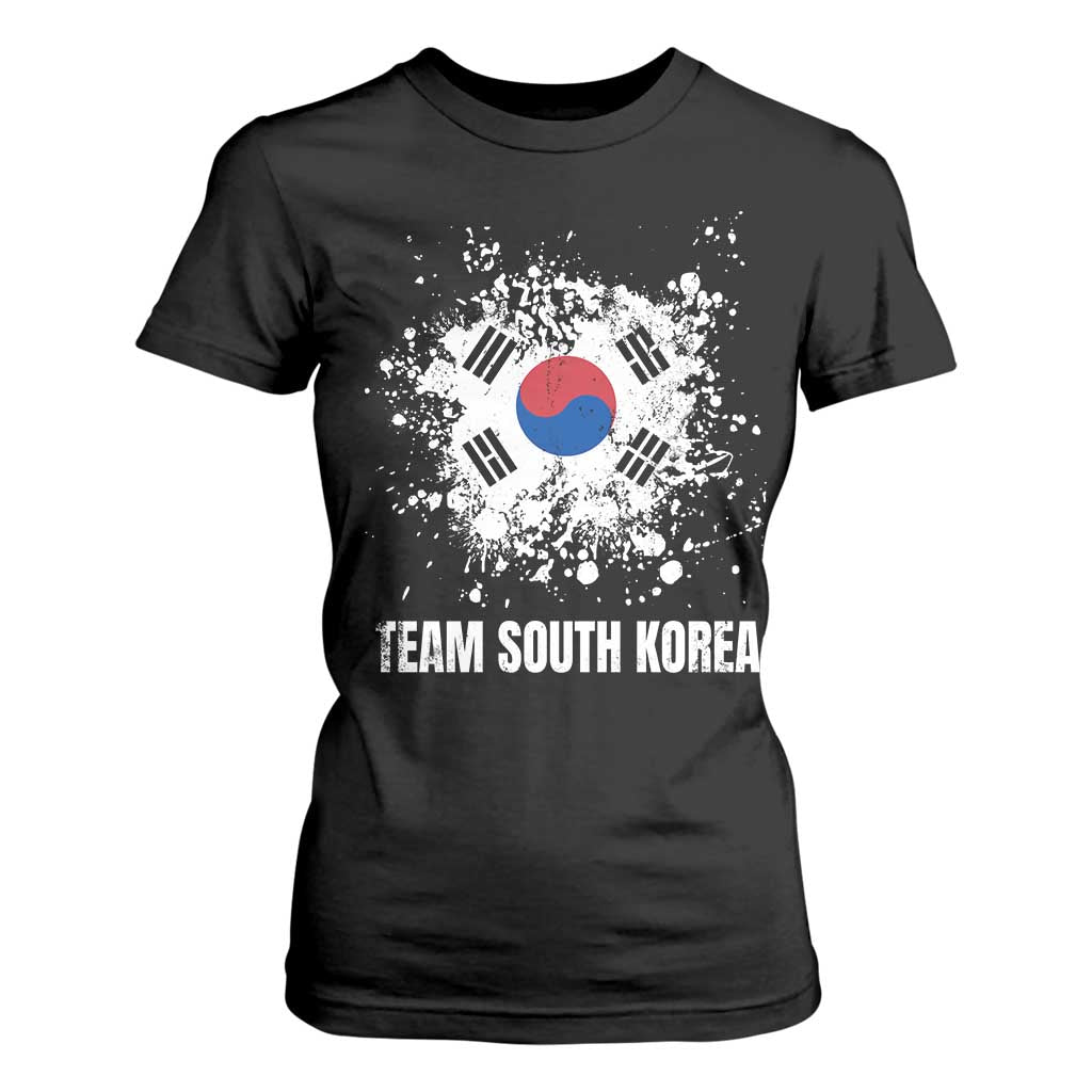 South Korea National Team T Shirt For Women Retro Vintage Watercolors Sport Korean Flag TS10 Black Print Your Wear