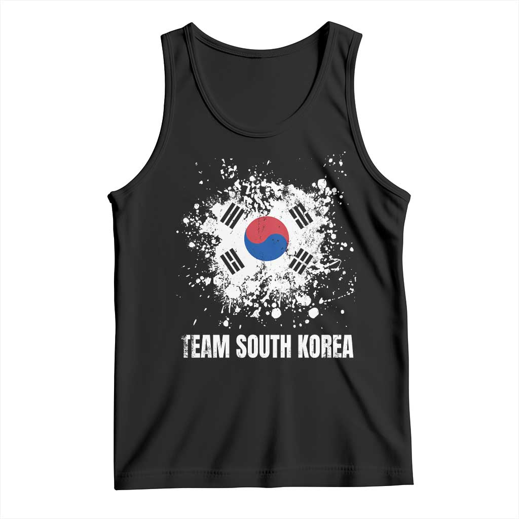 South Korea National Team Tank Top Retro Vintage Watercolors Sport Korean Flag TS10 Black Print Your Wear