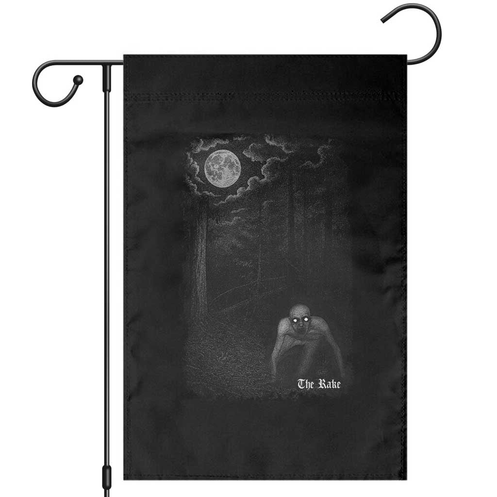 Rake Creepypasta Garden Flag Cryptid Series Cryptozoology Gift Creepy Horror Halloween TS10 Black Print Your Wear