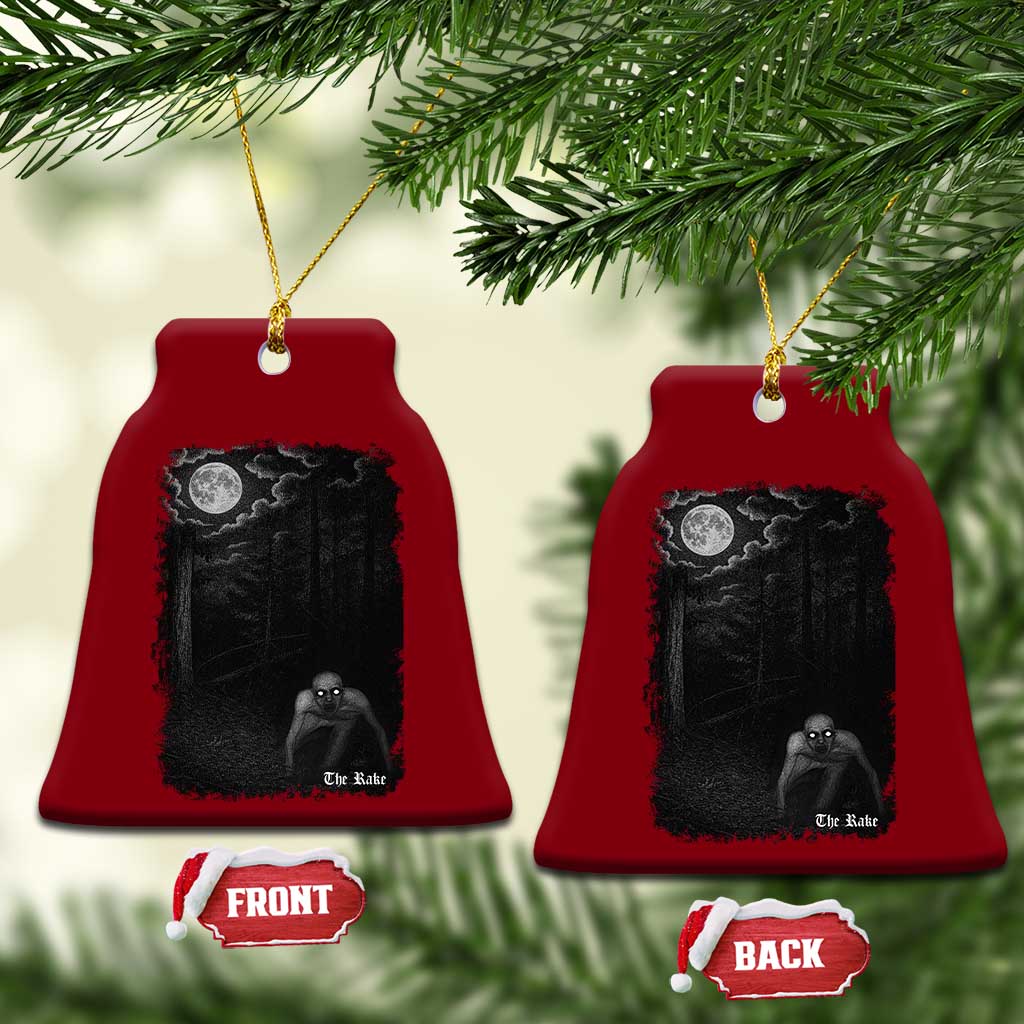Rake Creepypasta Ceramic Ornament Cryptid Series Cryptozoology Gift Creepy Horror Halloween TS10 Print Your Wear