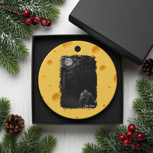 Rake Creepypasta Ceramic Ornament Cryptid Series Cryptozoology Gift Creepy Horror Halloween TS10 1pc Yellow Cheese Print Your Wear