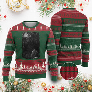 Rake Creepypasta Ugly Christmas Sweater Cryptid Series Cryptozoology Gift Creepy Horror Halloween TS10 Red Green Print Your Wear