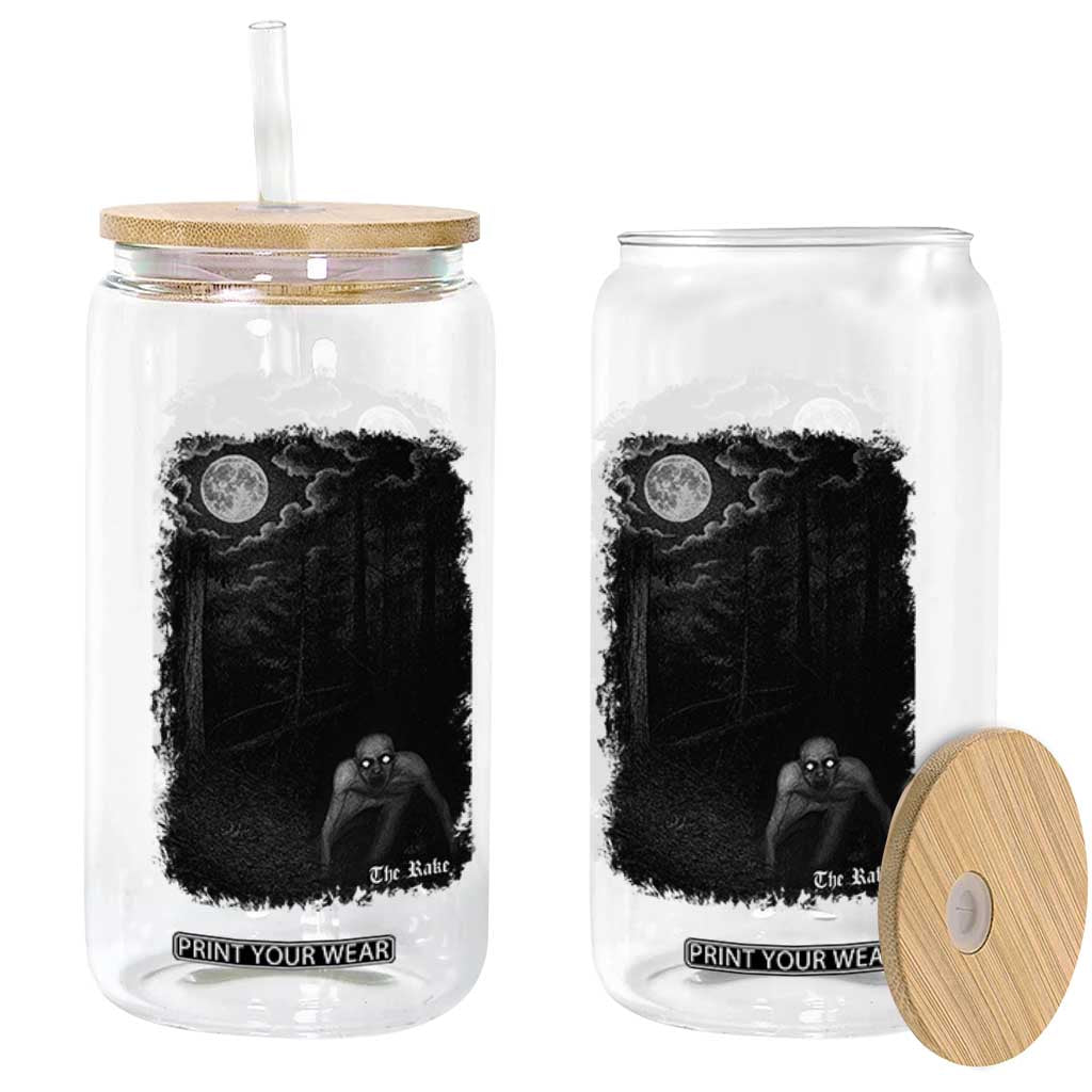 Rake Creepypasta Glass Can Cryptid Series Cryptozoology Gift Creepy Horror Halloween TS10 Print Your Wear