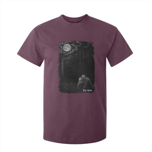 Rake Creepypasta T Shirt For Kid Cryptid Series Cryptozoology Gift Creepy Horror Halloween TS10 Maroon Print Your Wear