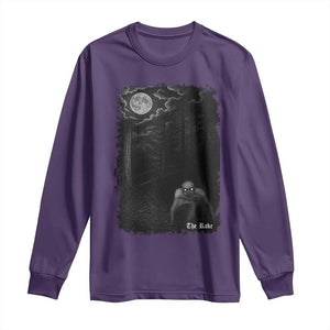 Rake Creepypasta Long Sleeve Shirt Cryptid Series Cryptozoology Gift Creepy Horror Halloween TS10 Purple Print Your Wear