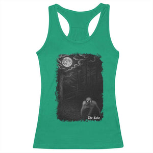 Rake Creepypasta Racerback Tank Top Cryptid Series Cryptozoology Gift Creepy Horror Halloween TS10 Irish Green Print Your Wear