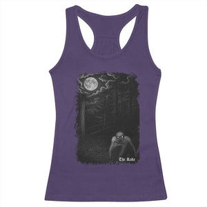 Rake Creepypasta Racerback Tank Top Cryptid Series Cryptozoology Gift Creepy Horror Halloween TS10 Purple Print Your Wear