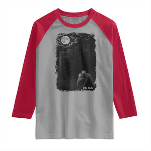 Rake Creepypasta Raglan Shirt Cryptid Series Cryptozoology Gift Creepy Horror Halloween TS10 Sport Gray Red Print Your Wear