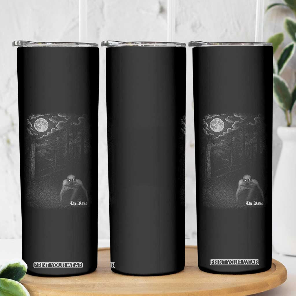 Rake Creepypasta Skinny Tumbler Cryptid Series Cryptozoology Gift Creepy Horror Halloween TS10 Print Your Wear