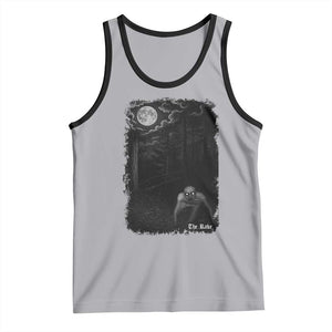 Rake Creepypasta Tank Top Cryptid Series Cryptozoology Gift Creepy Horror Halloween TS10 Athletic Heather Black Print Your Wear