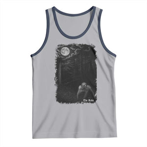 Rake Creepypasta Tank Top Cryptid Series Cryptozoology Gift Creepy Horror Halloween TS10 Athletic Heather Navy Print Your Wear