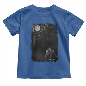Rake Creepypasta Toddler T Shirt Cryptid Series Cryptozoology Gift Creepy Horror Halloween TS10 Royal Blue Print Your Wear