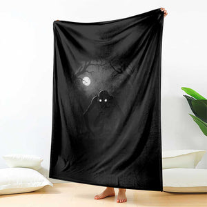 Rake Creepypasta Throw Blanket Creepy Cryptid Series Cryptozoology Gift Halloween - Print Your Wear