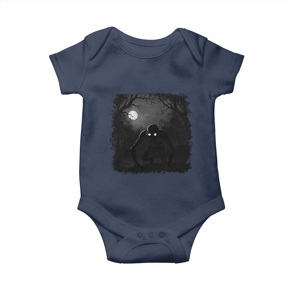 Rake Creepypasta Baby Onesie Creepy Cryptid Series Cryptozoology Gift Halloween TS10 Navy Print Your Wear