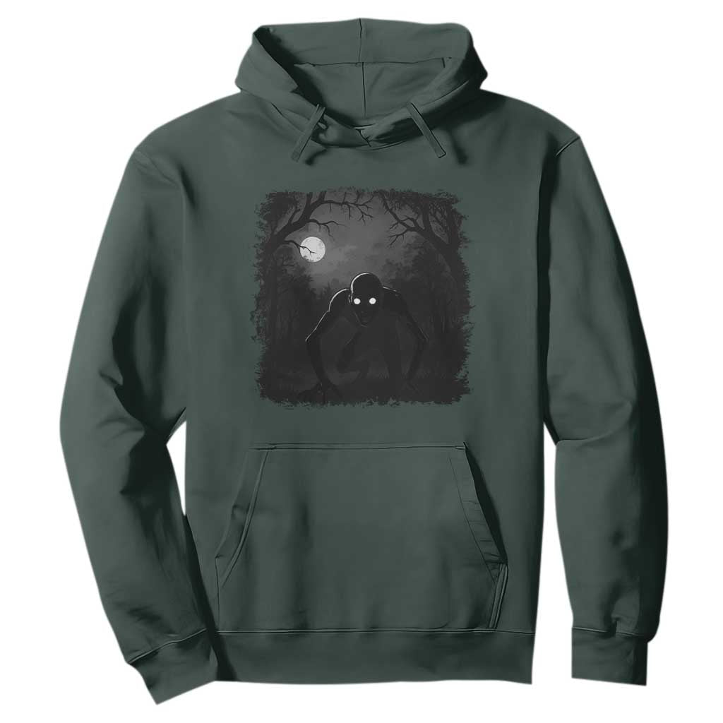 Rake Creepypasta Hoodie Creepy Cryptid Series Cryptozoology Gift Halloween TS10 Dark Forest Green Print Your Wear