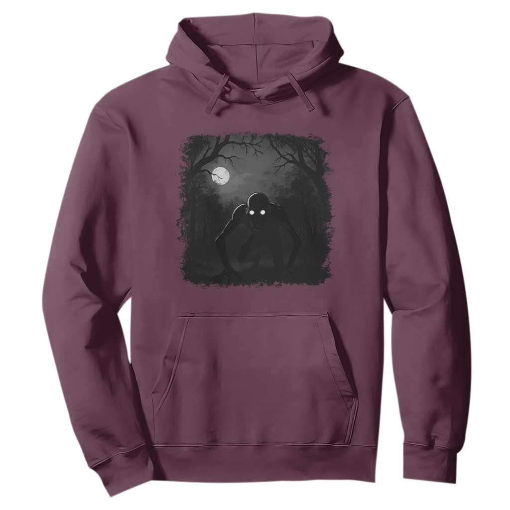 Rake Creepypasta Hoodie Creepy Cryptid Series Cryptozoology Gift Halloween TS10 Maroon Print Your Wear