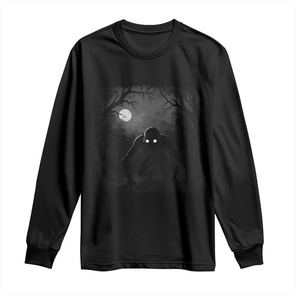 Rake Creepypasta Long Sleeve Shirt Creepy Cryptid Series Cryptozoology Gift Halloween TS10 Black Print Your Wear