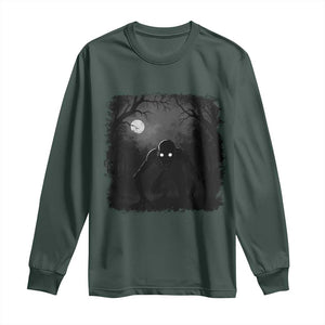 Rake Creepypasta Long Sleeve Shirt Creepy Cryptid Series Cryptozoology Gift Halloween TS10 Dark Forest Green Print Your Wear