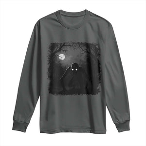 Rake Creepypasta Long Sleeve Shirt Creepy Cryptid Series Cryptozoology Gift Halloween TS10 Dark Heather Print Your Wear
