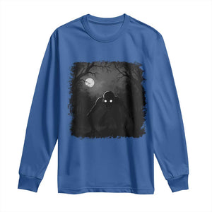 Rake Creepypasta Long Sleeve Shirt Creepy Cryptid Series Cryptozoology Gift Halloween TS10 Royal Blue Print Your Wear