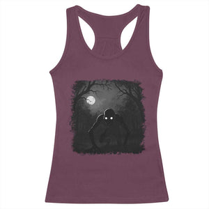 Rake Creepypasta Racerback Tank Top Creepy Cryptid Series Cryptozoology Gift Halloween TS10 Maroon Print Your Wear