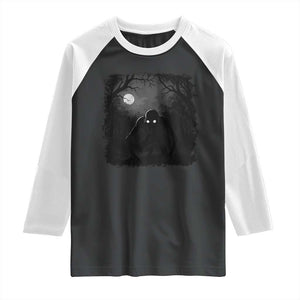 Rake Creepypasta Raglan Shirt Creepy Cryptid Series Cryptozoology Gift Halloween TS10 Black White Print Your Wear