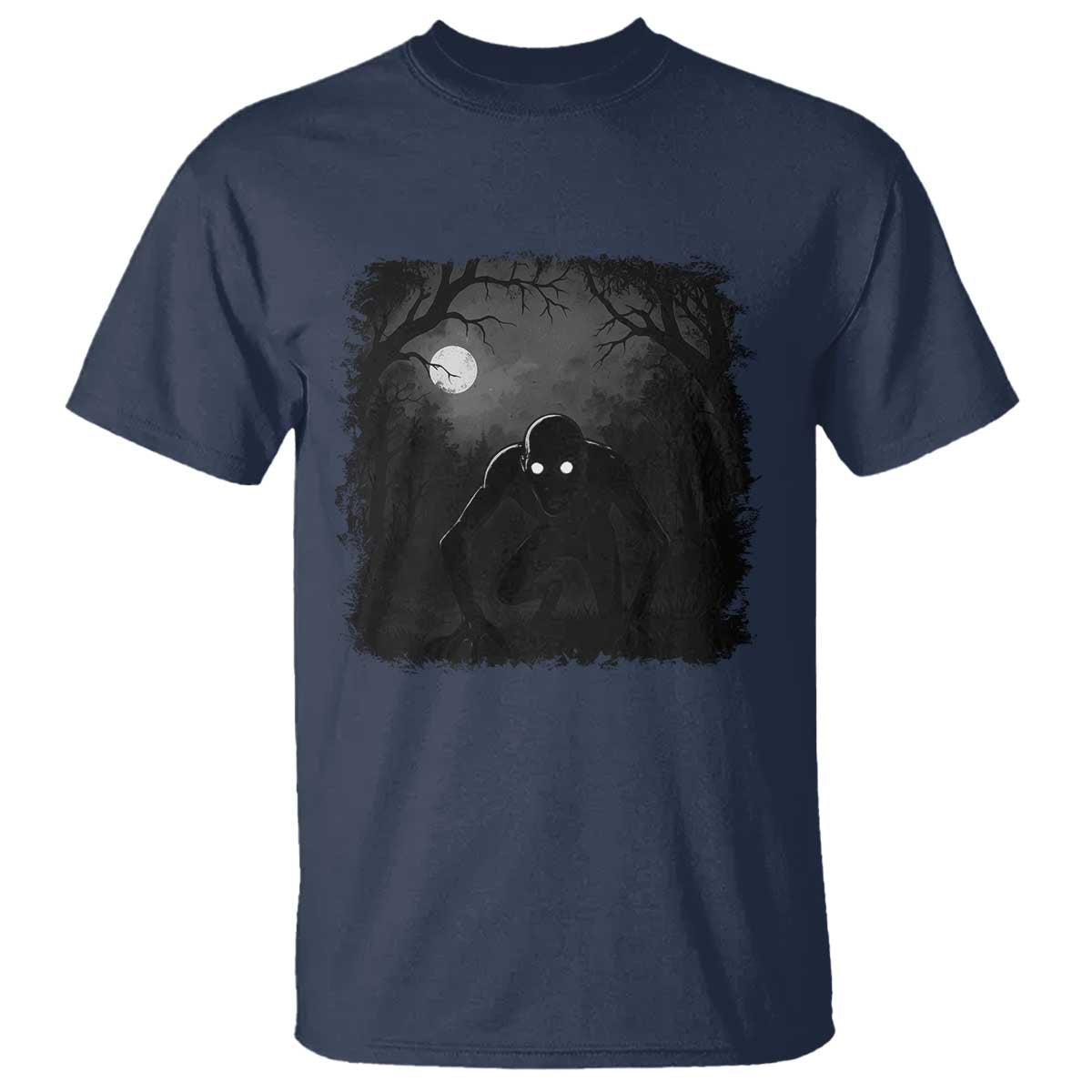 Rake Creepypasta T Shirt Creepy Cryptid Series Cryptozoology Gift Halloween TS10 Navy Print Your Wear