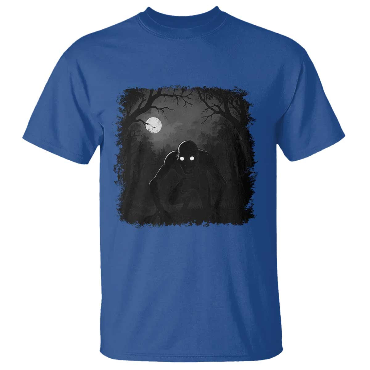 Rake Creepypasta T Shirt Creepy Cryptid Series Cryptozoology Gift Halloween TS10 Royal Blue Print Your Wear