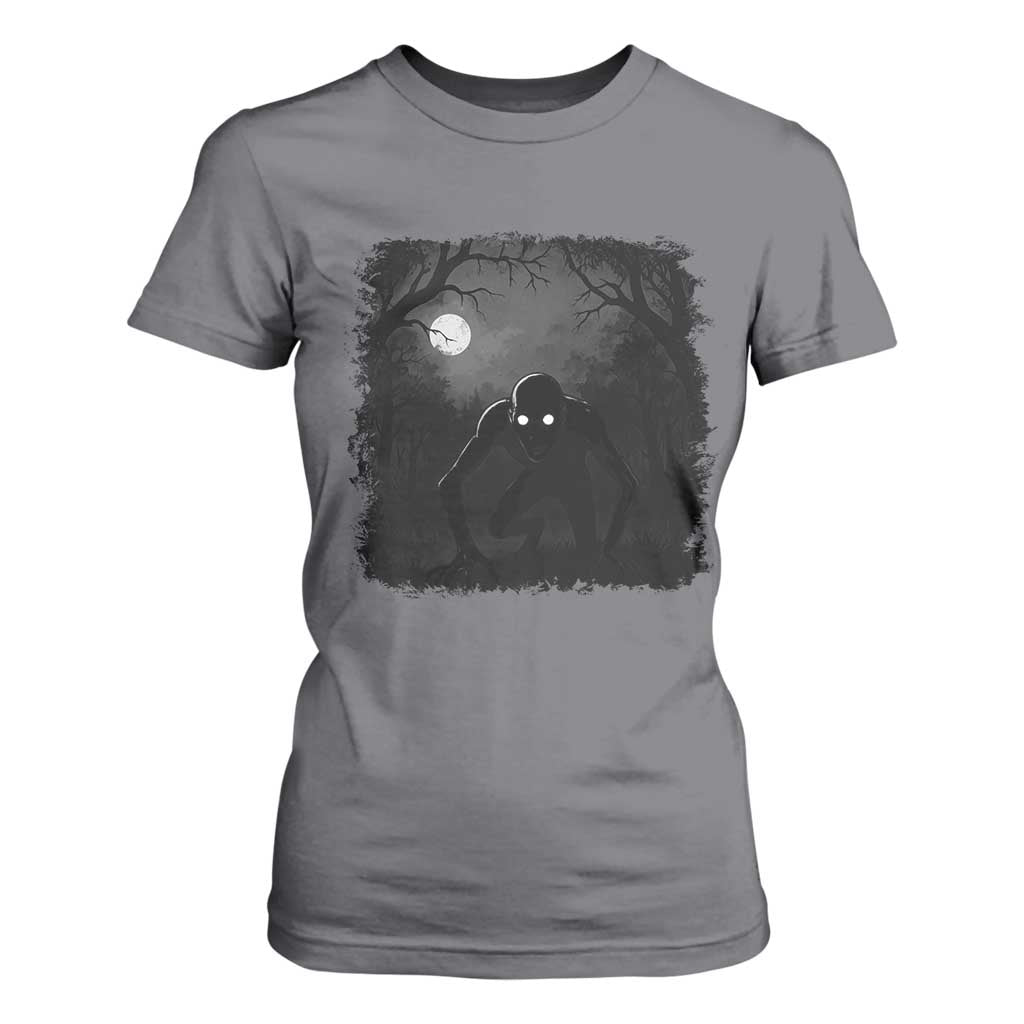 Rake Creepypasta T Shirt For Women Creepy Cryptid Series Cryptozoology Gift Halloween TS10 Charcoal Print Your Wear